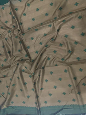 Rama Patola And Kalamkari Fusion Saree