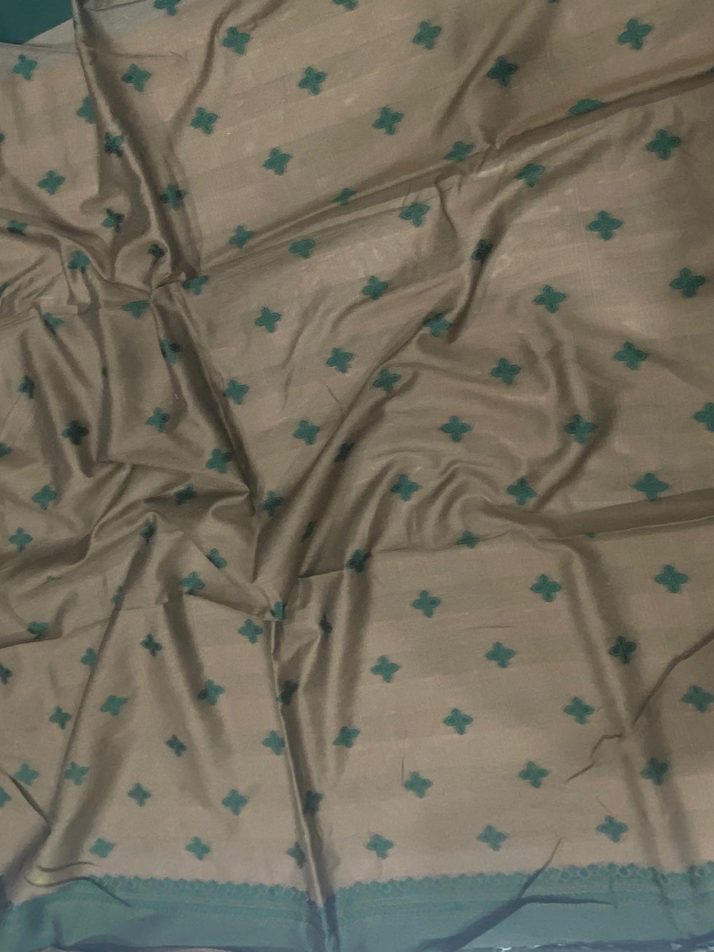 Rama Patola And Kalamkari Fusion Saree