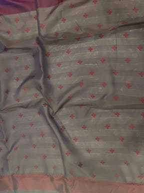 Deep Pink Patola And Kalamkari Fusion Saree