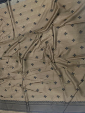Black Patola And Kalamkari Fusion Saree