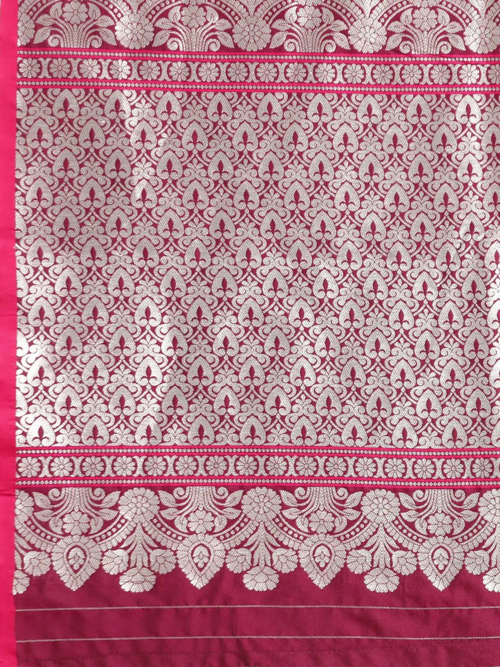 Exclusive Pure Banarasi Zari Silk Saree with Ethnic Motifs