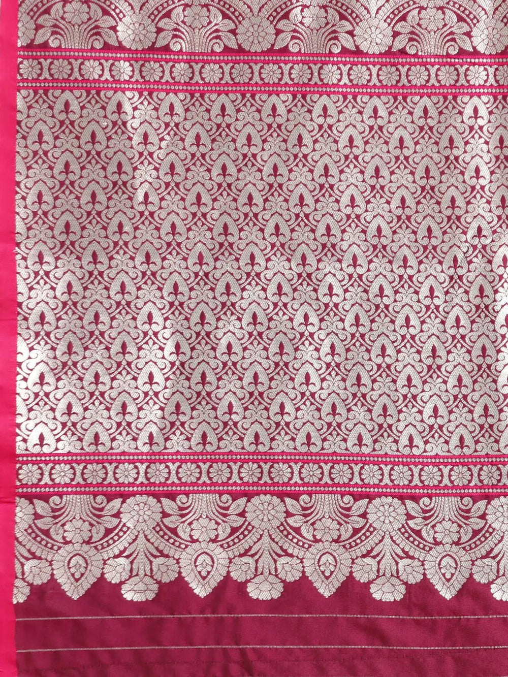 Exclusive Pure Banarasi Zari Silk Saree with Ethnic Motifs