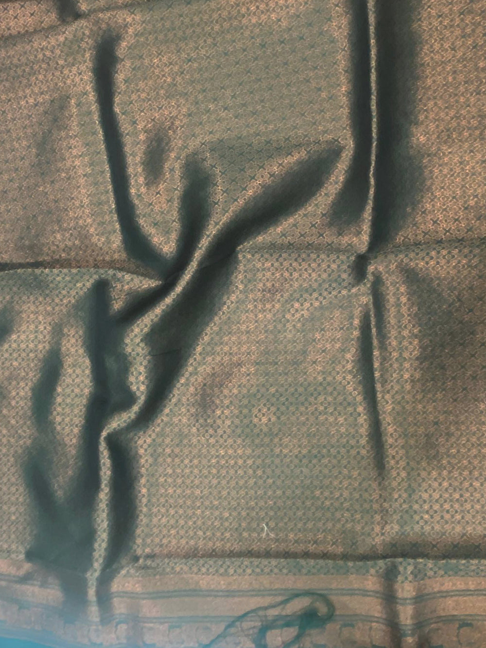 Cherry Red Sami Banarasi Tussar Silk Saree