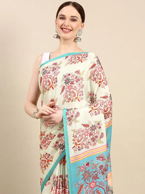 Shop Soft Satin Georgette Pristel Colour Party Wear Saree
