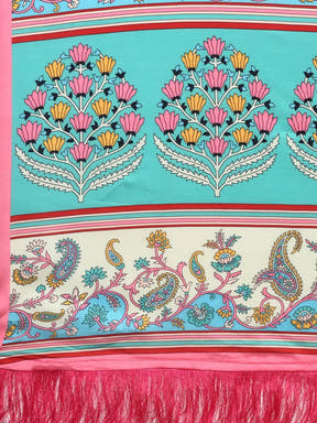 Soft Satin Georgette Pristel Colour Party Wear Saree