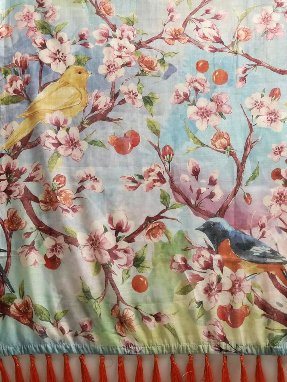  Exclusive Linen Floral Printed Saree