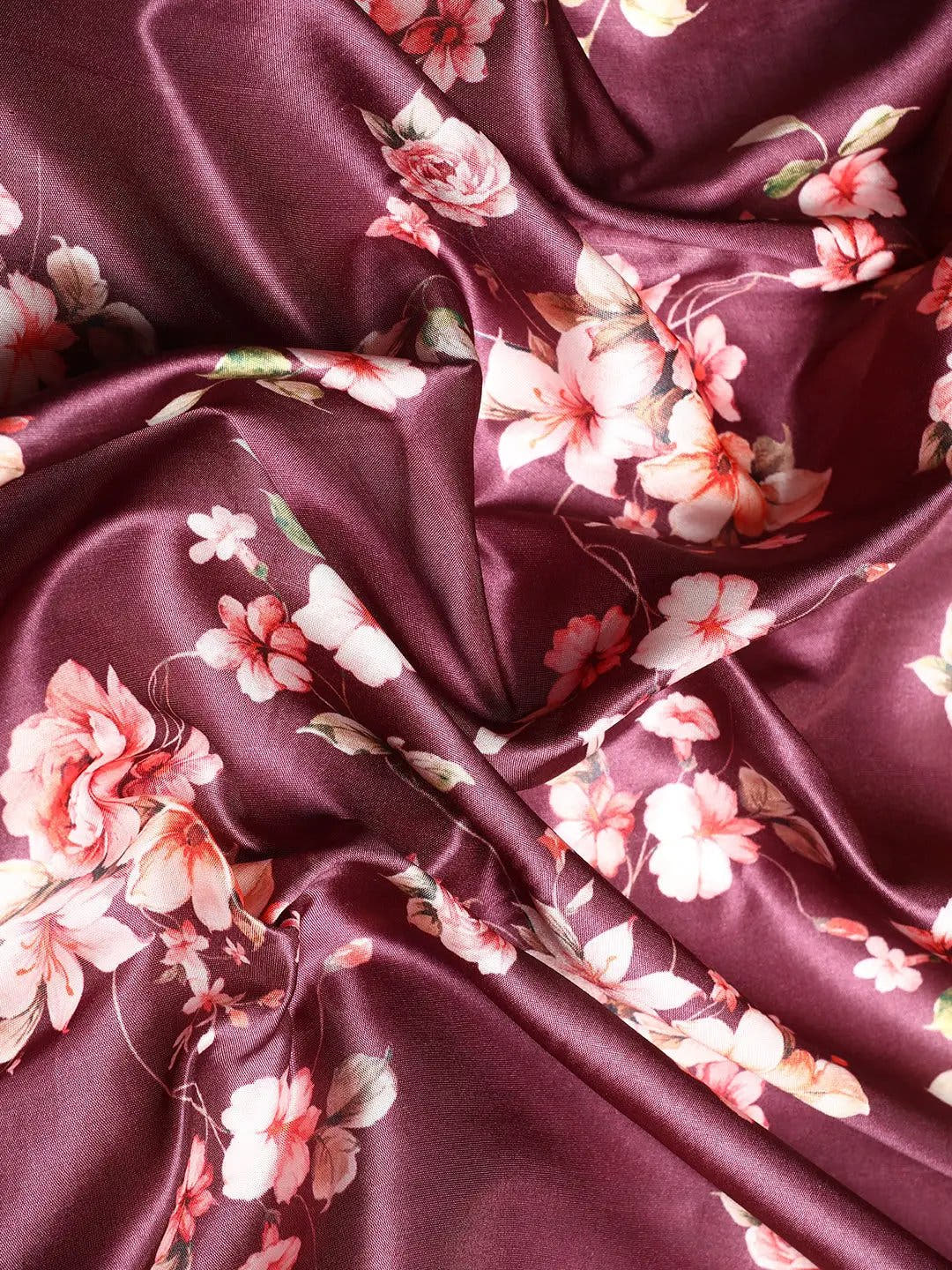 Soft Gadhwal Patti Woven Flower Pichwai Print Banarasi Saree