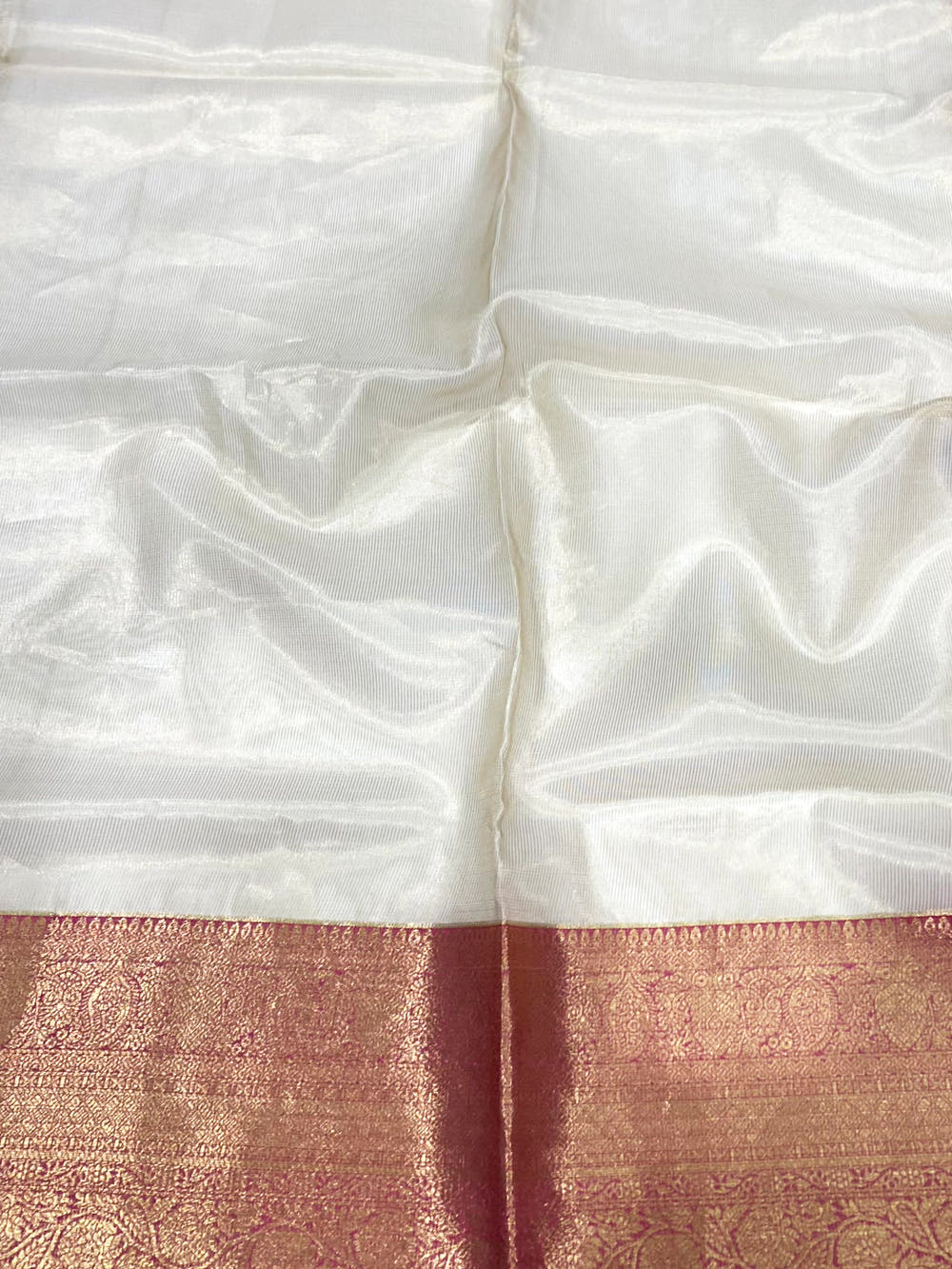 Regal Gold Zari Tissue Saree