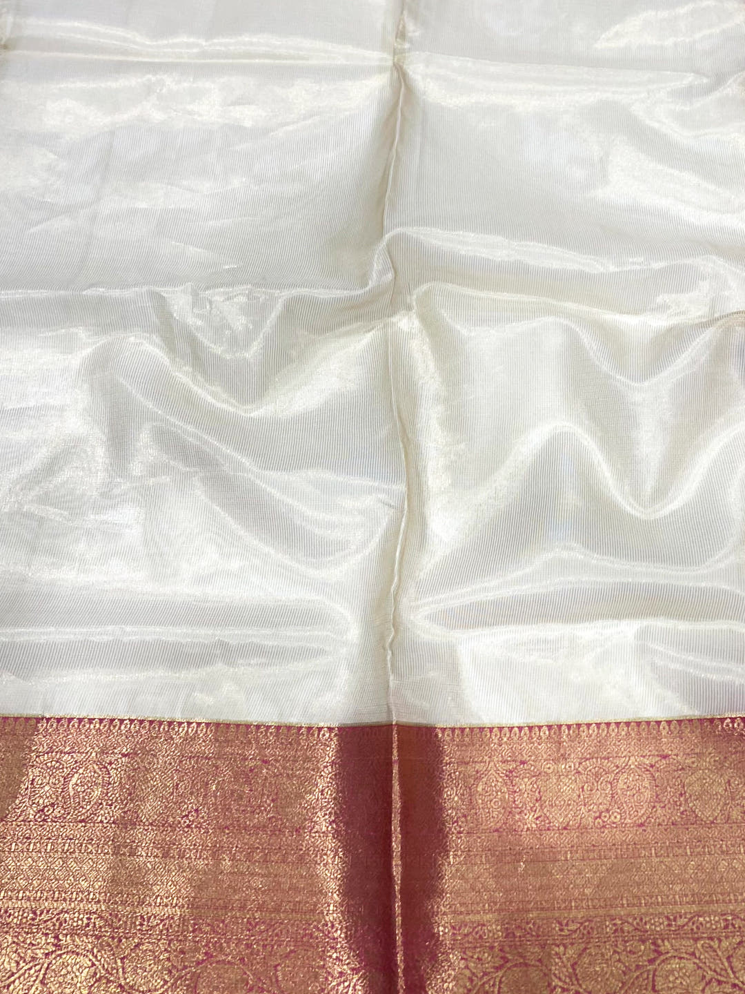 Regal Gold Zari Tissue Saree