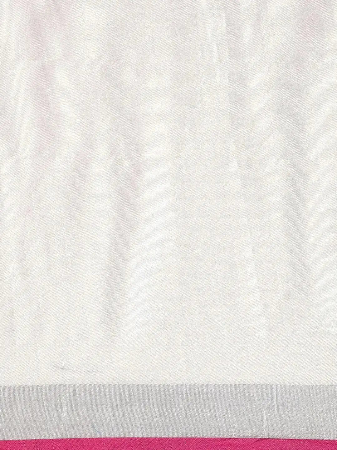 Bhagalpuri Linen Saree With Pink Colour Small Patti