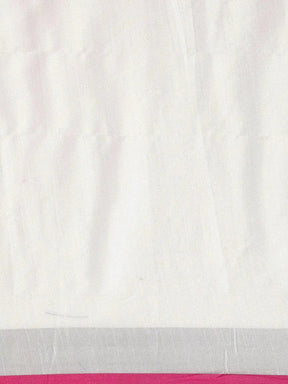 Bhagalpuri Linen Saree With Pink Colour Small Patti
