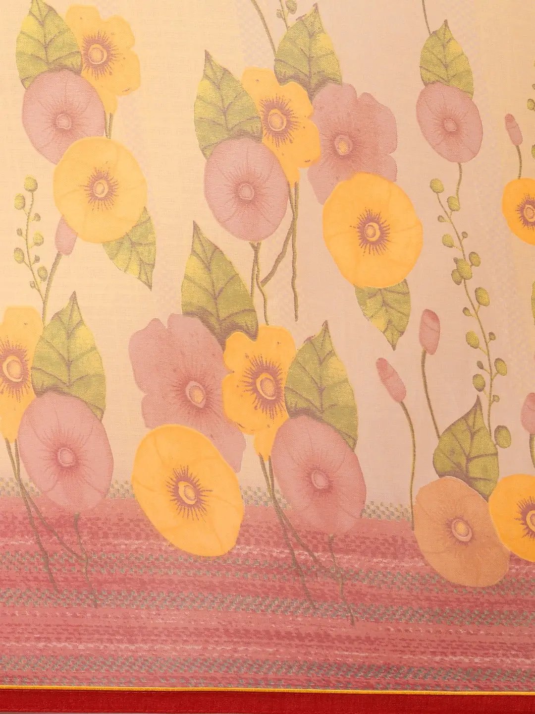 Soft Georgette Saree With Foli Print Work