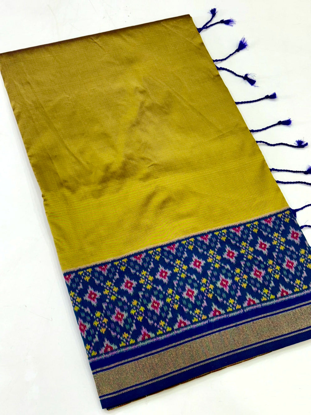 Majestic Dual Ikkat Soft Silk Saree