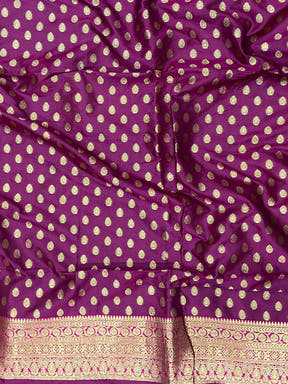 Royal Purple Soft Silk Kanjivaram Saree