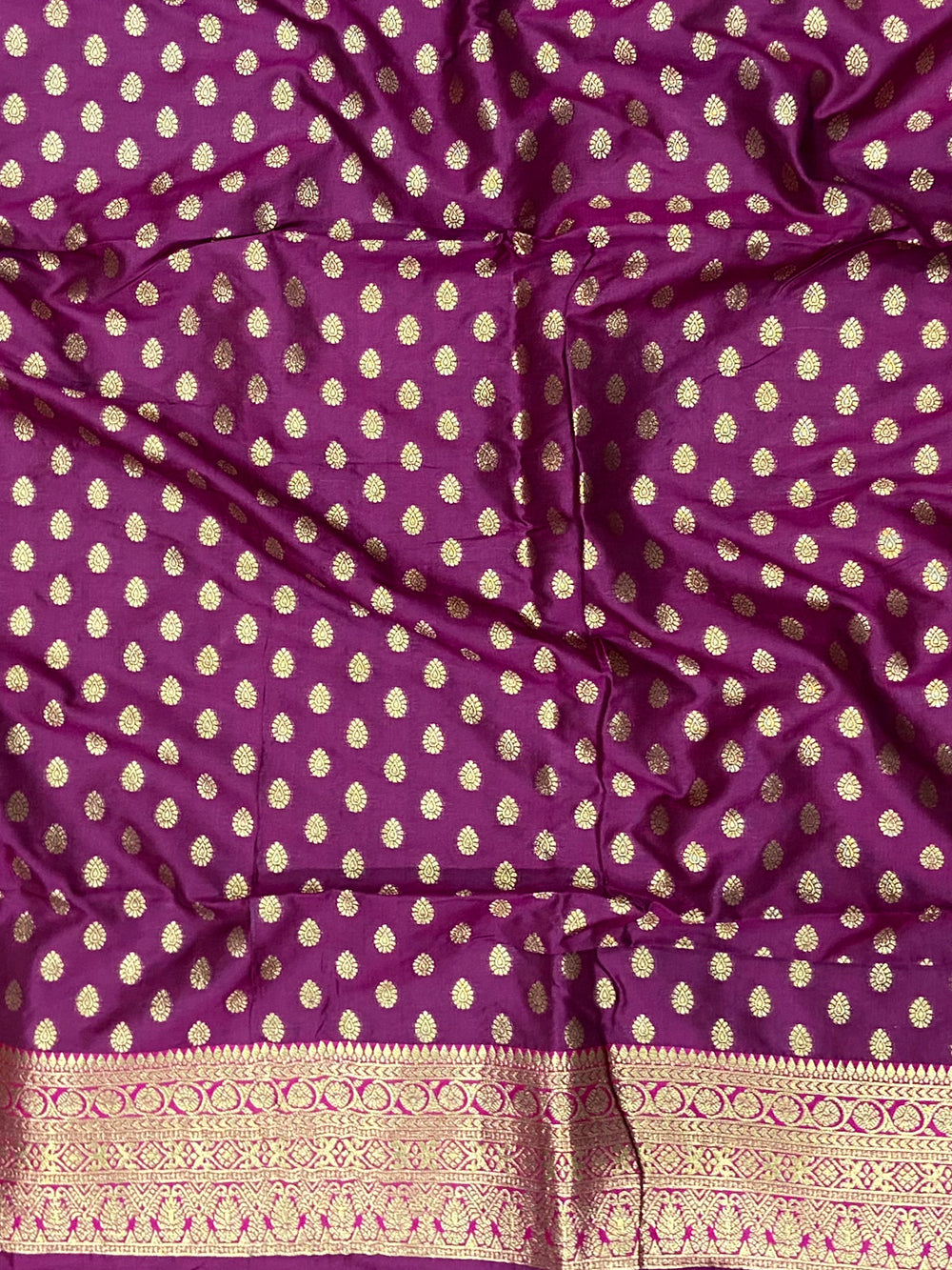 Royal Purple Soft Silk Kanjivaram Saree