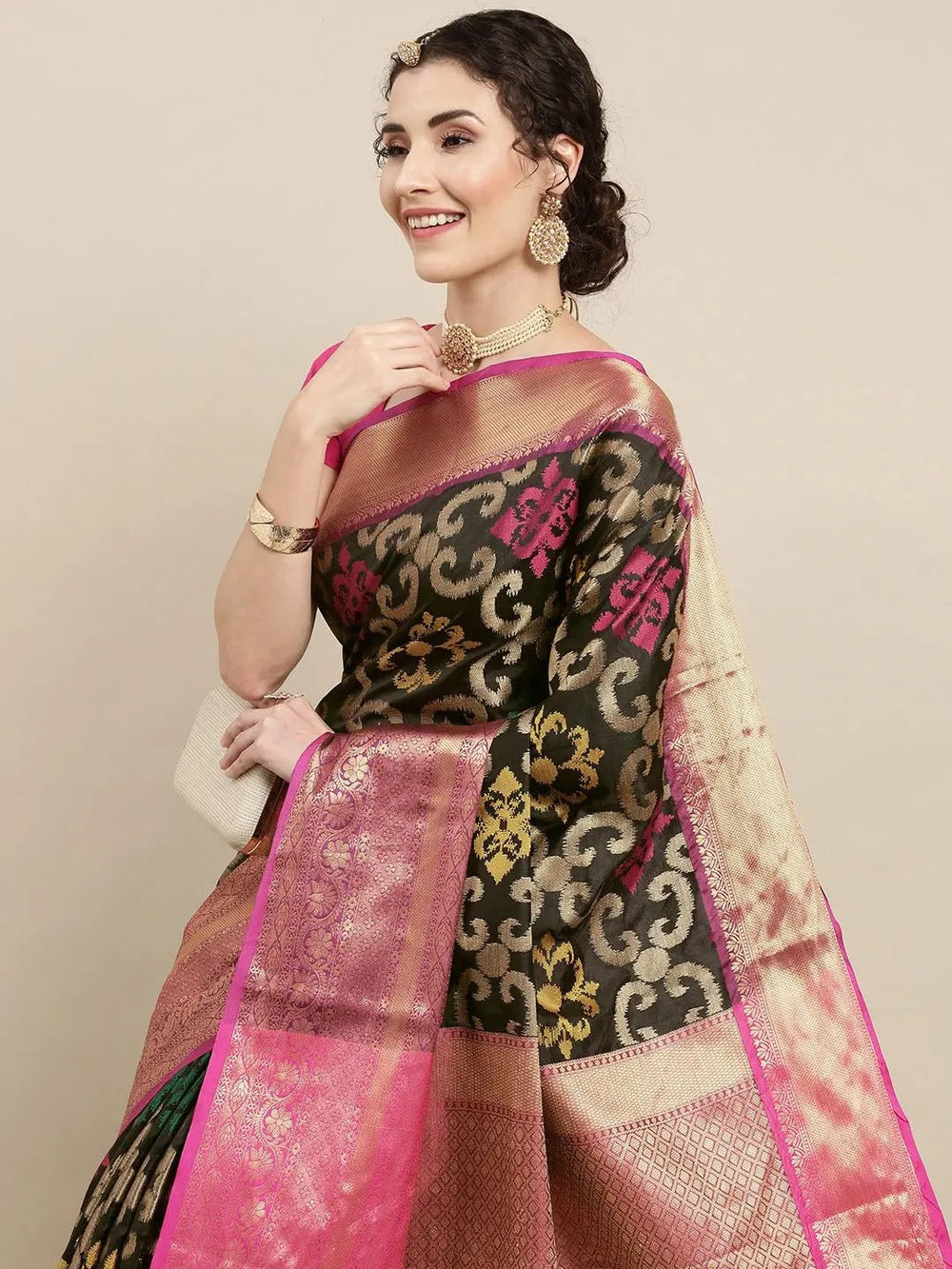  Dharmavaram Soft Silk Festive Wear Saree