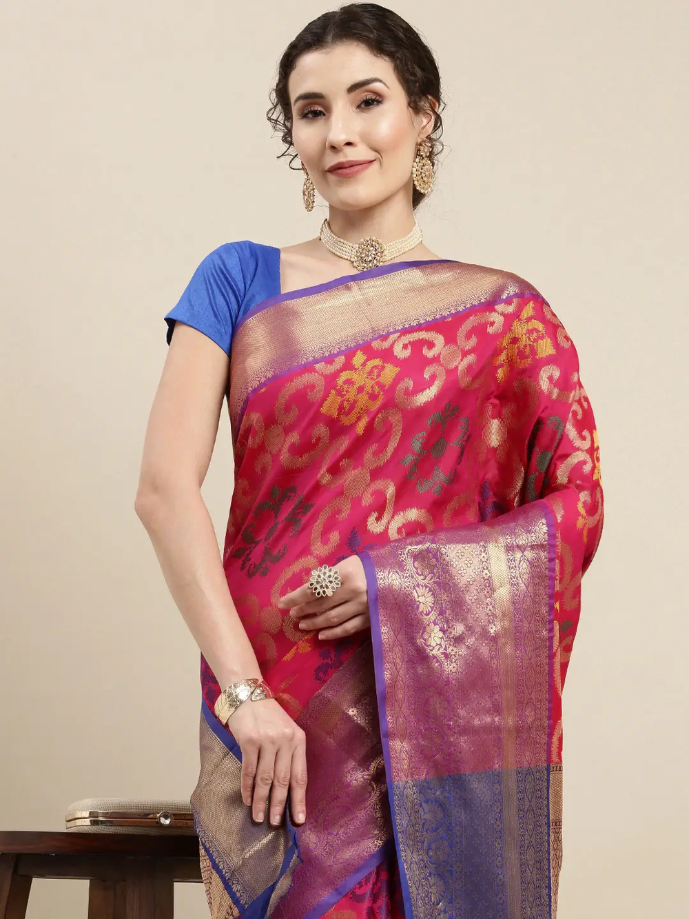  Dharmavaram Soft Silk Festive Wear Saree