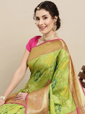  Dharmavaram Soft Silk Festive Wear Saree