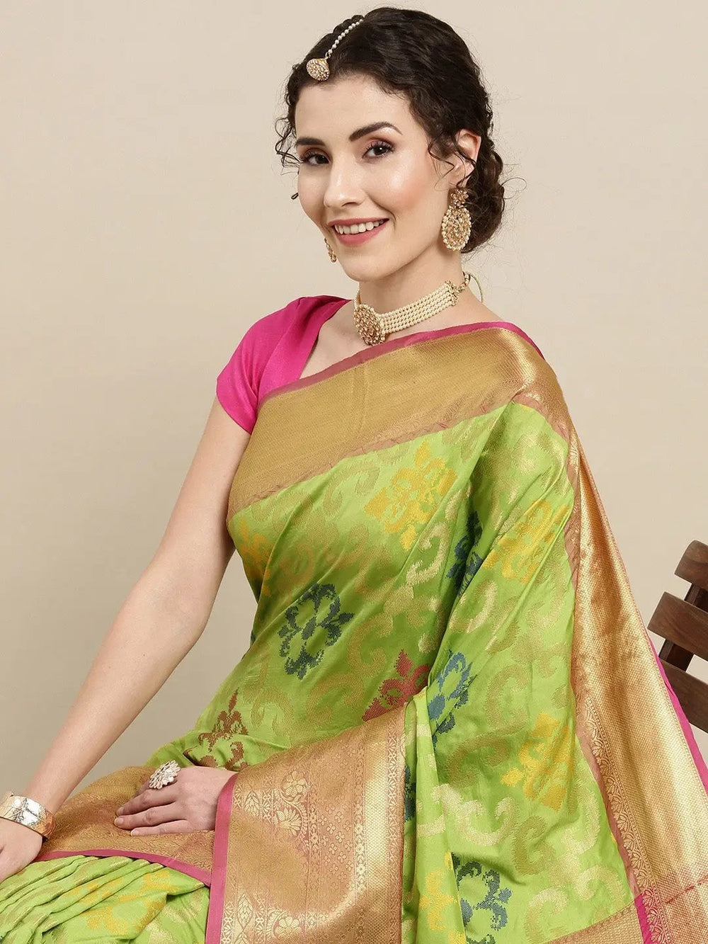  Dharmavaram Soft Silk Festive Wear Saree
