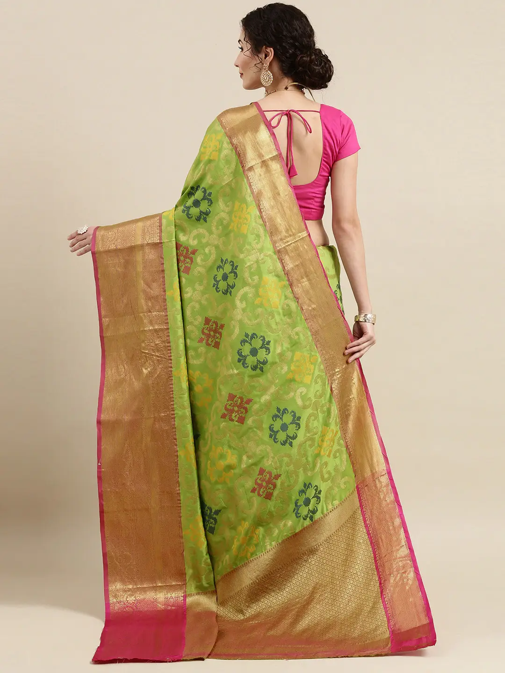  Dharmavaram Soft Silk Festive Wear Saree