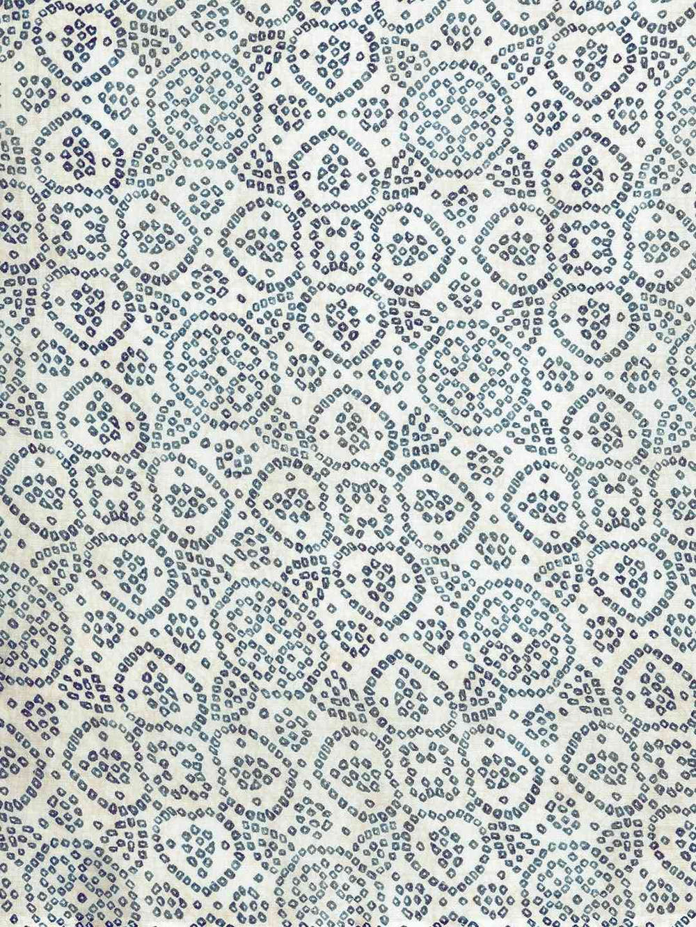  White Colour Stylish Linen Printed Bandhani Saree