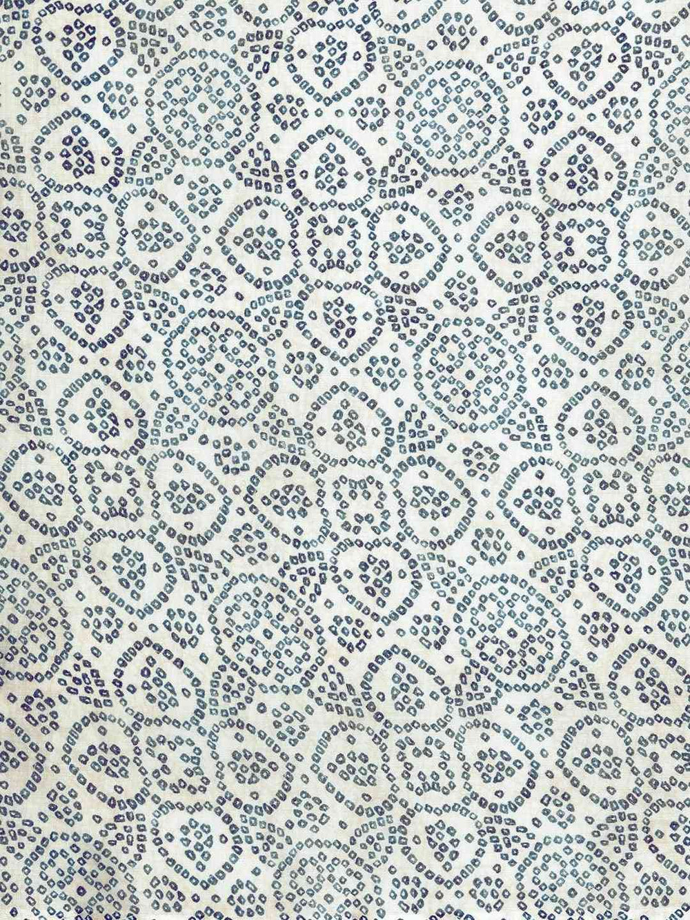  White Colour Stylish Linen Printed Bandhani Saree
