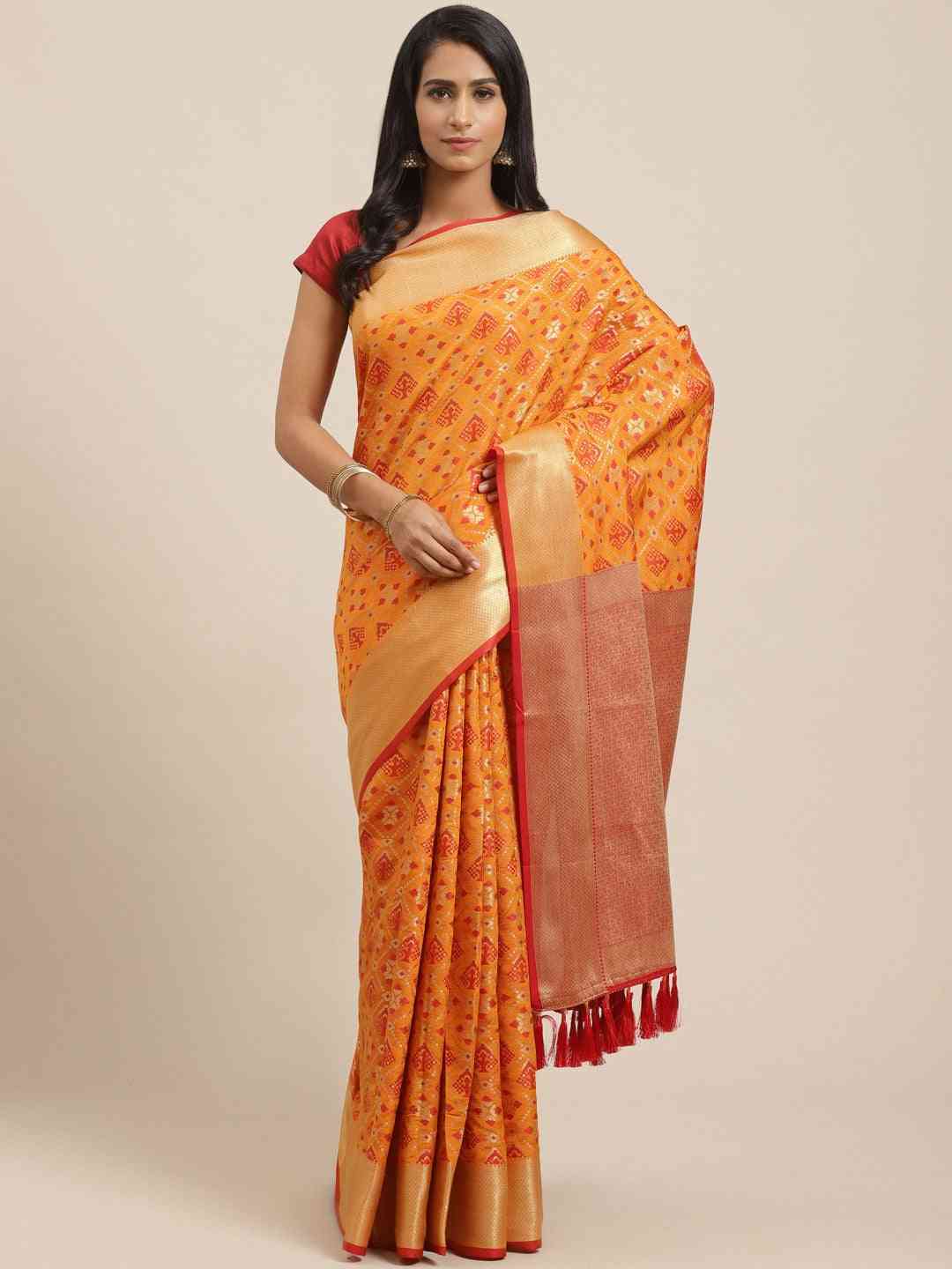 Soft Banarasi Patola Zari Saree