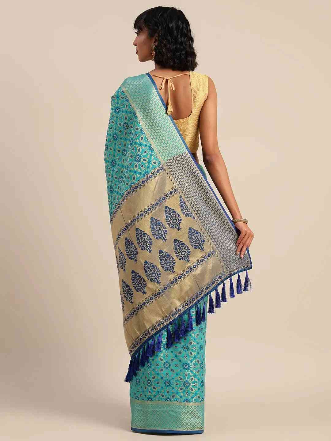  Stylish Banarasi Patola Silk Saree with Zari Work