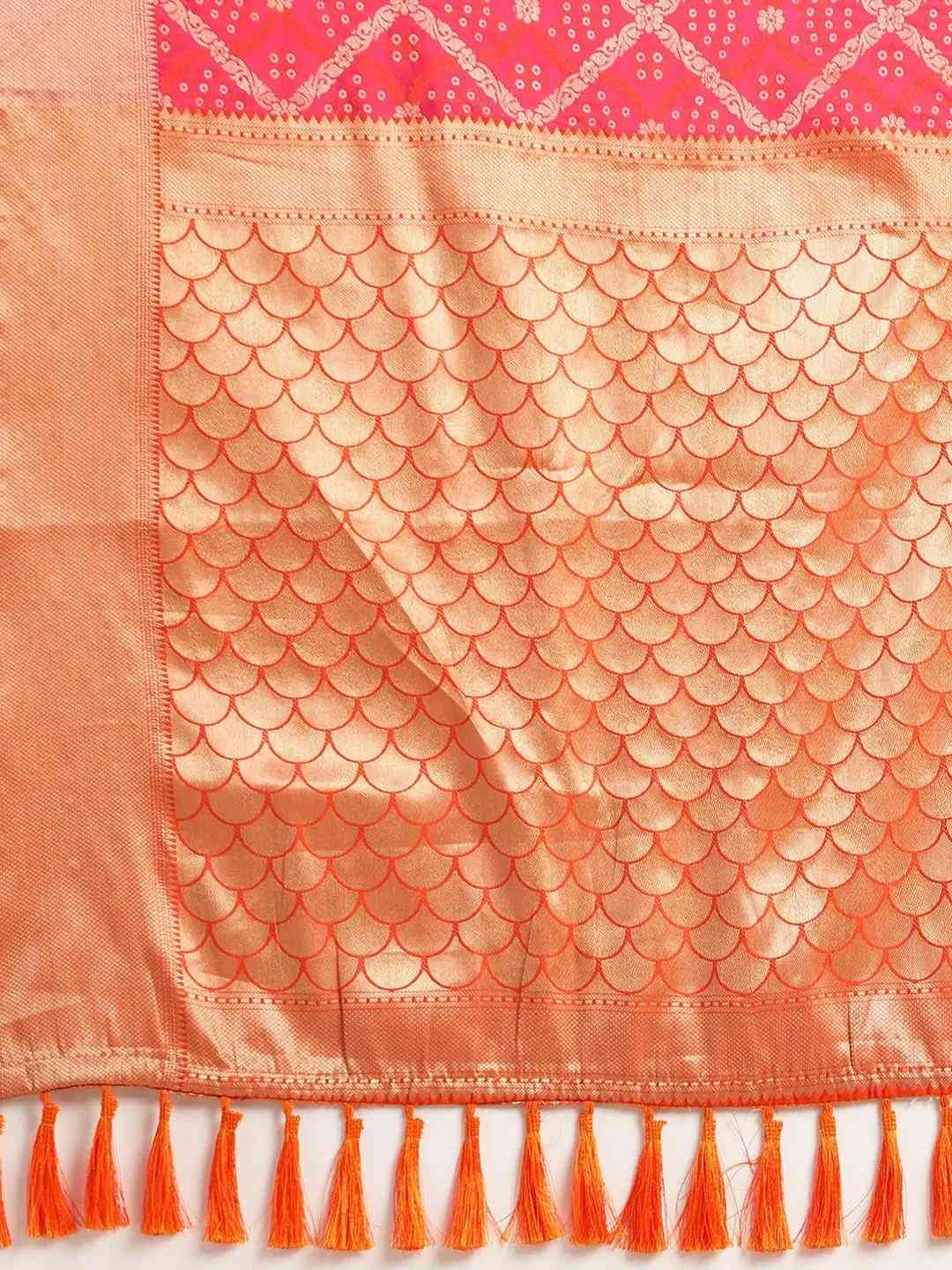 Exclusive Banarasi Patola Silk Saree With Zari Work