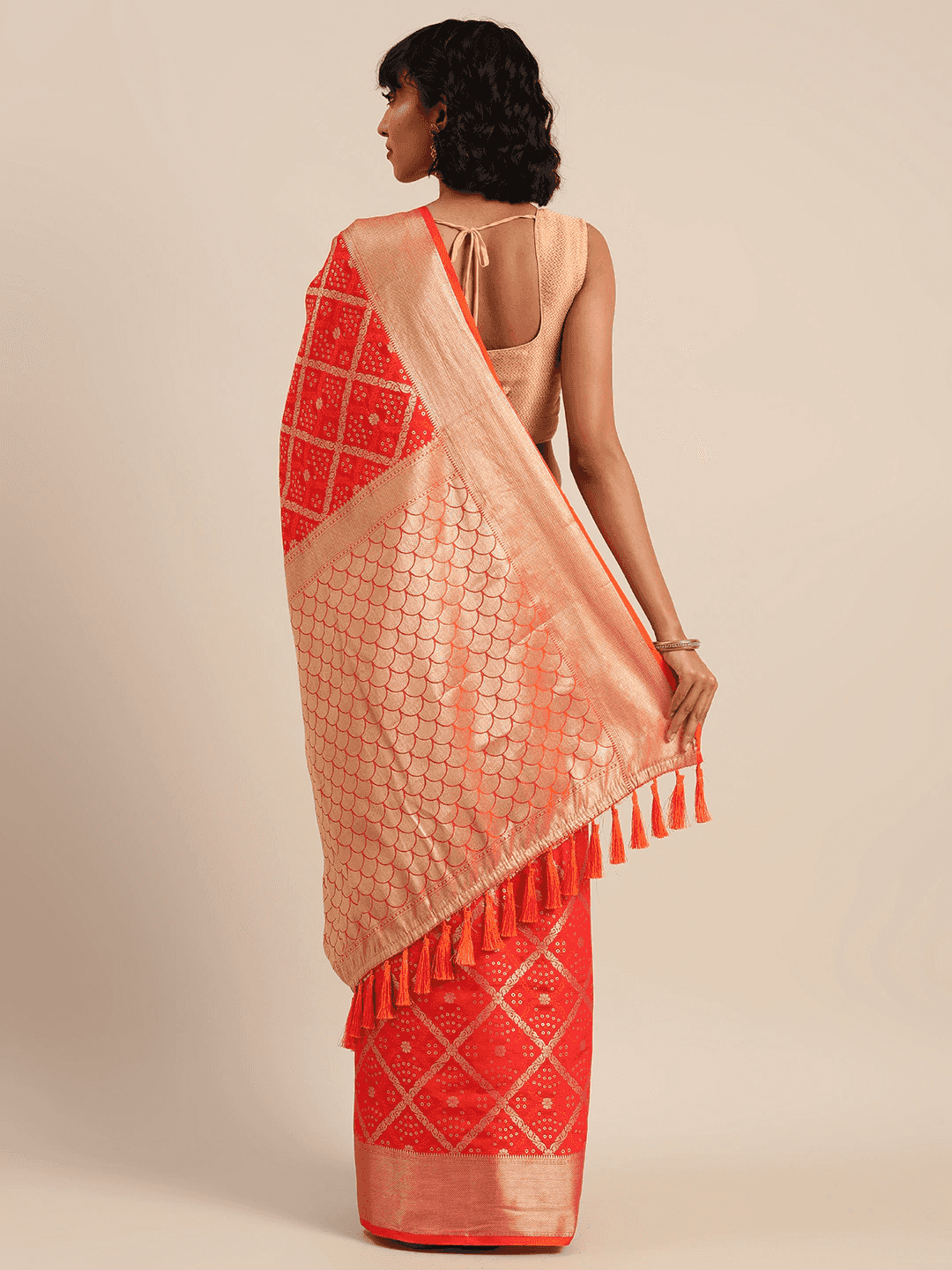 Banarasi Patola Silk Saree With Zari Work