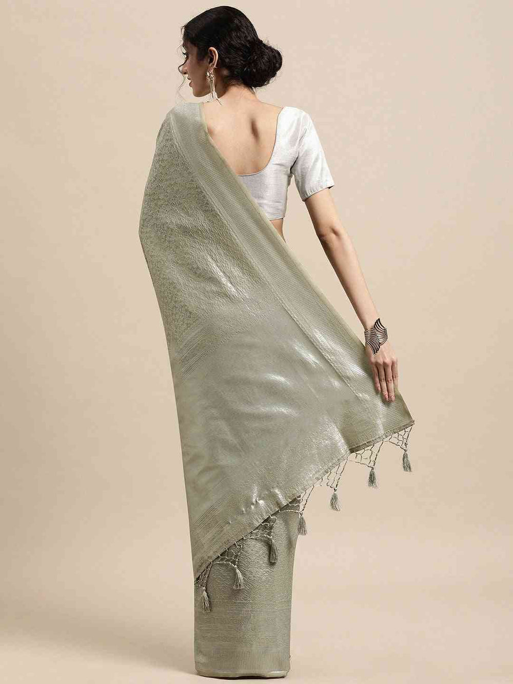 Exclusive Zari Border Kanjivaram Silk Saree