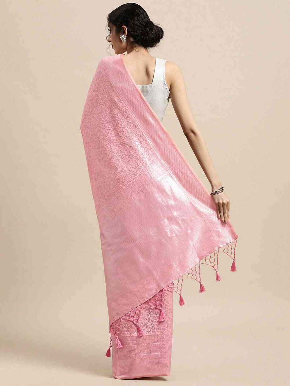 Stylish Zari Border Kanjivaram Silk Saree