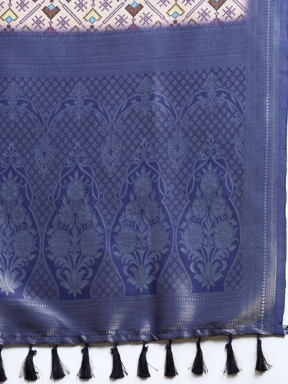  Soft Silk Digital Print Patola Saree for Party