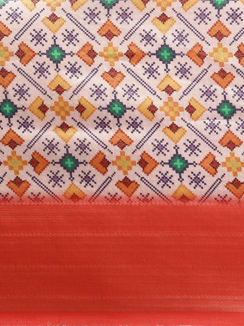Soft Silk Digital Print Patola Saree