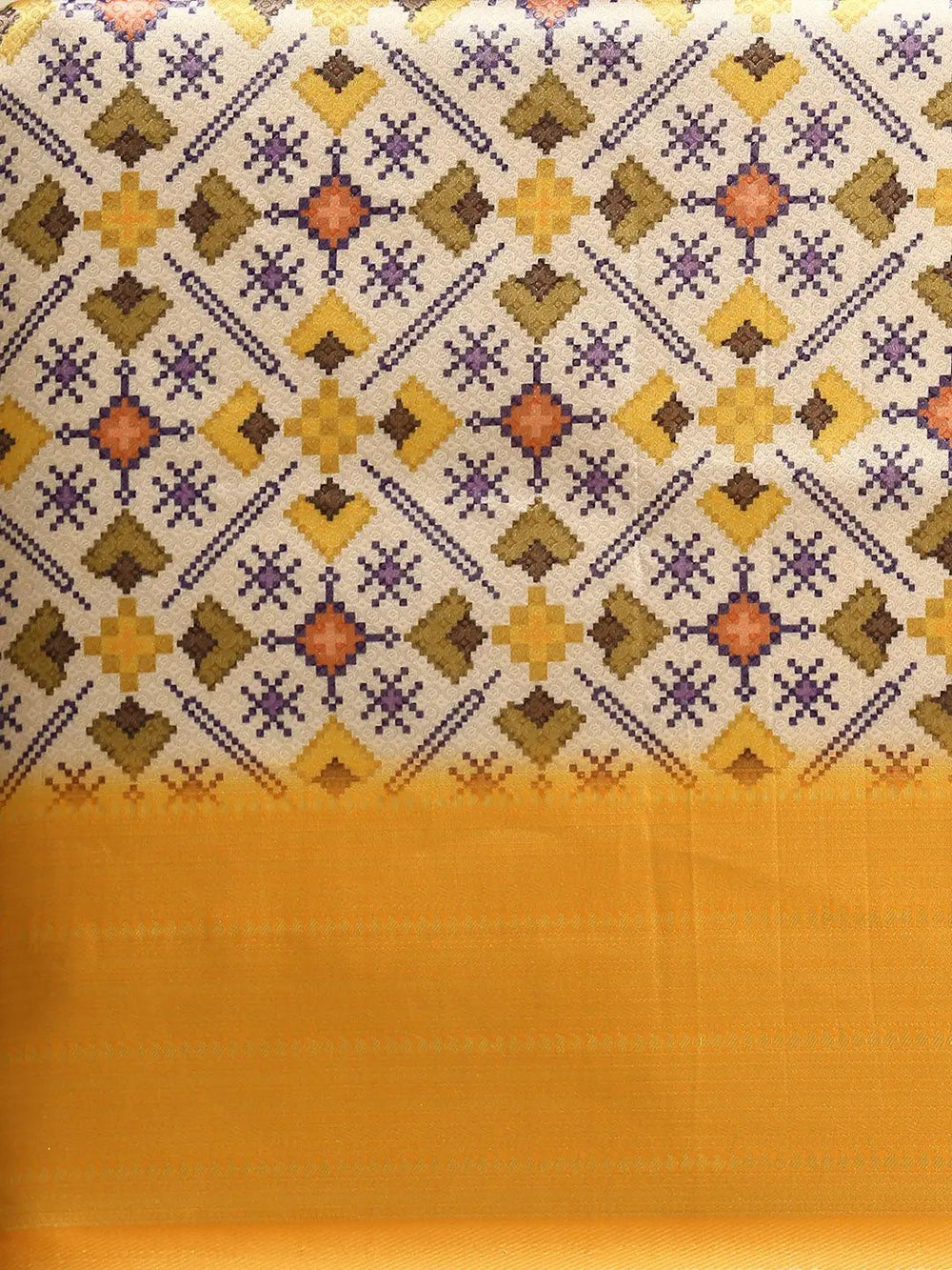 Soft Silk Digital Print Patola Saree