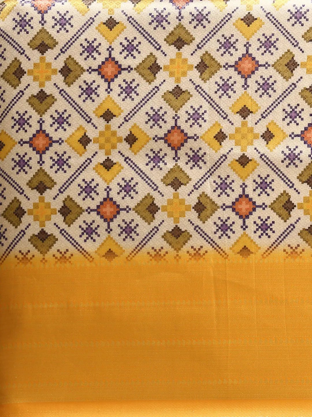 Soft Silk Digital Print Patola Saree