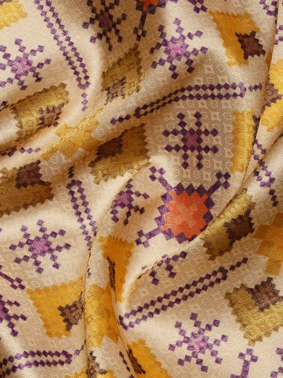 Soft Silk Digital Print Patola Saree