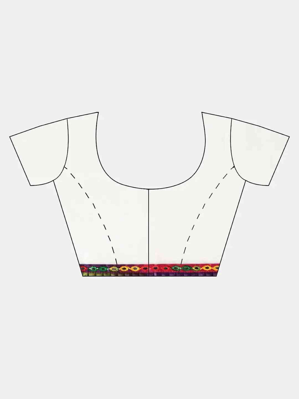 Pure Georgette Bandhani Saree with Embroidery & Mirror Work