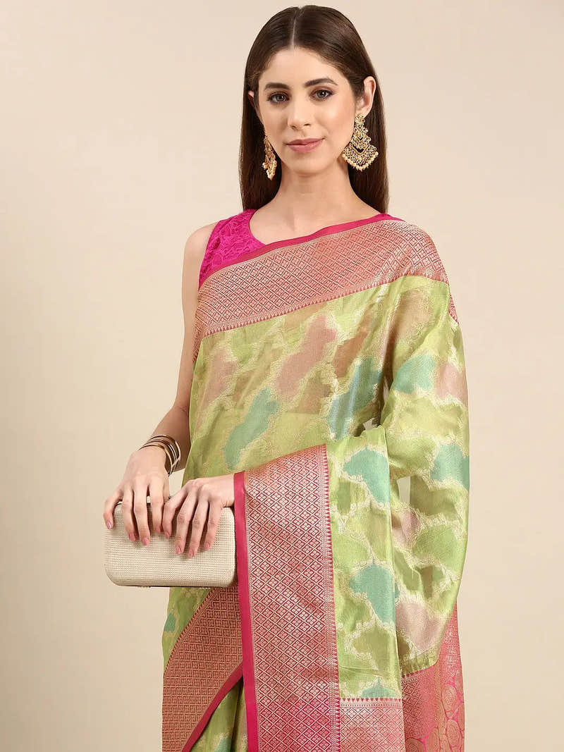 Soft Silk Kanjivaram Traditional Wear Saree