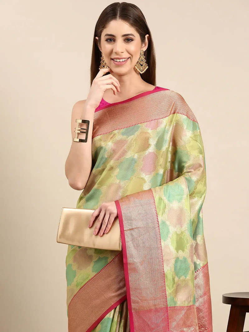Soft Silk Kanjivaram Traditional Wear Saree