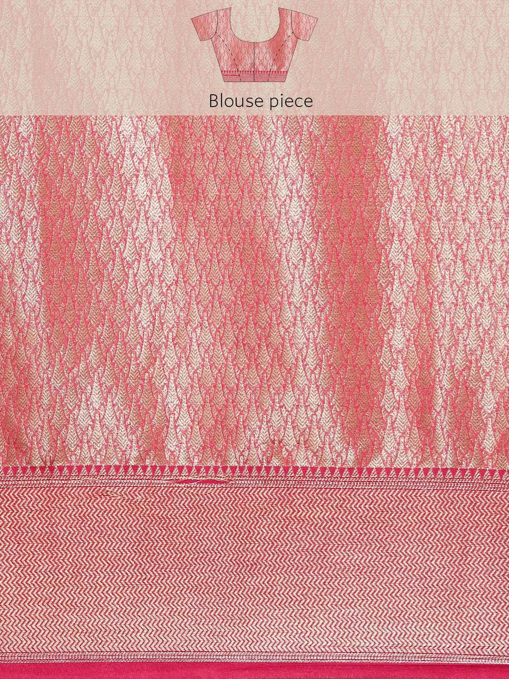 Soft Silk Kanjivaaram Saree With Ethnic Motif Border