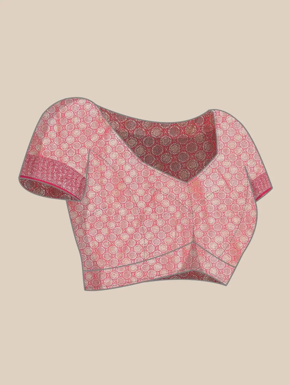 Soft Silk Kanjivaaram Saree With Ethnic Motif Border