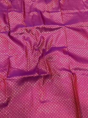 Red Kolam Silk Heritage Saree