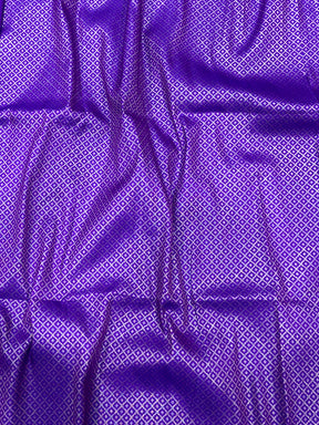 Wine Kolam Silk Heritage Saree