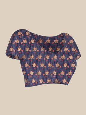  Latest Digital Print Kalamkari Linen Saree Collection