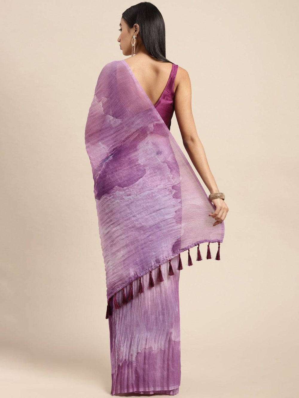 Bollywood Designer Soft Linen Crush Saree
