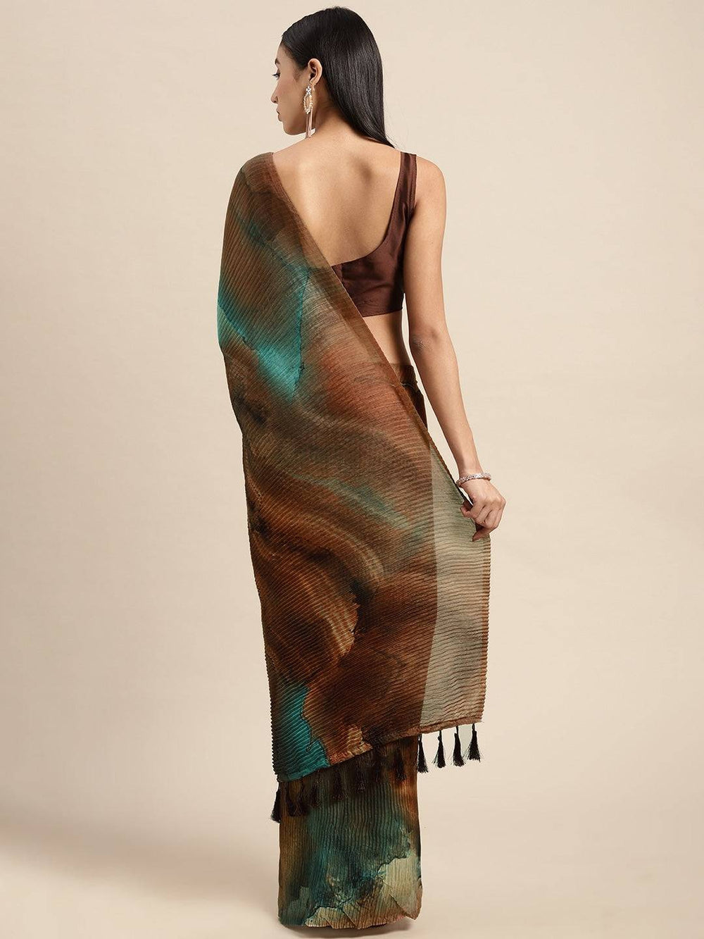 Bollywood Designer Soft Linen Crush Saree