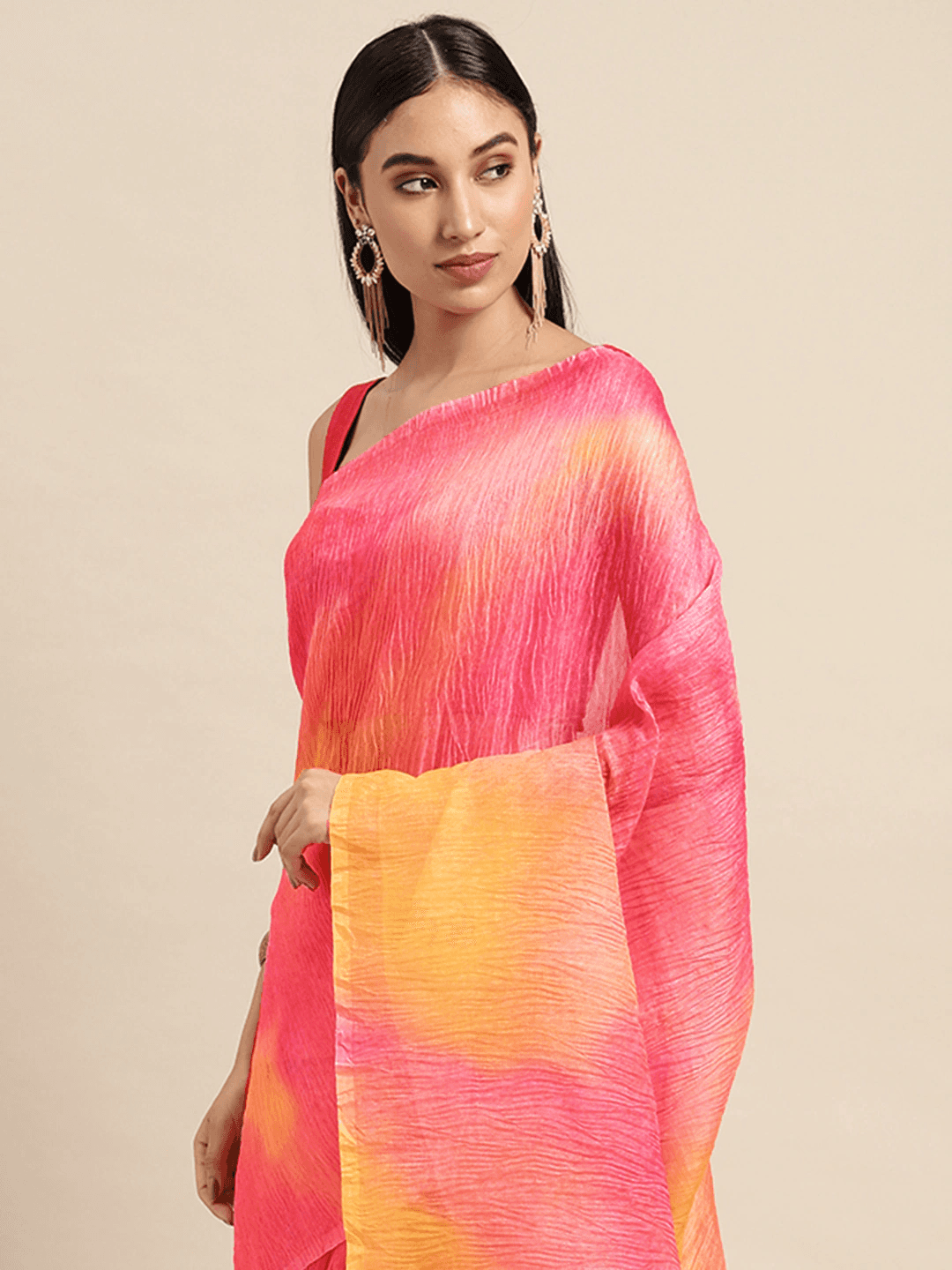 Bollywood Designer Soft Linen Crush Saree