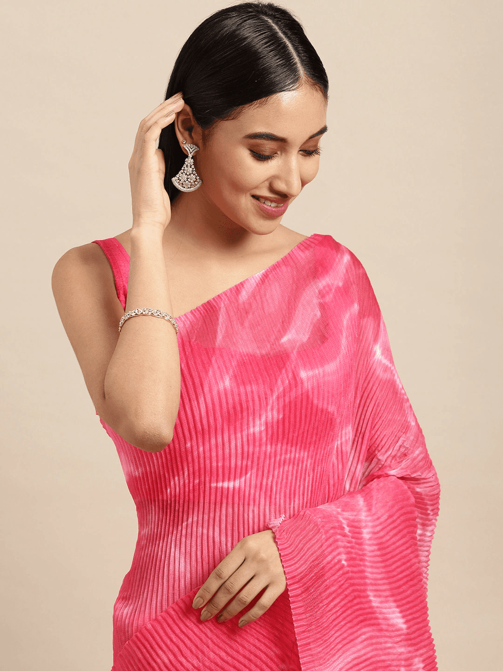 Bollywood Designer Soft Linen Crush Saree