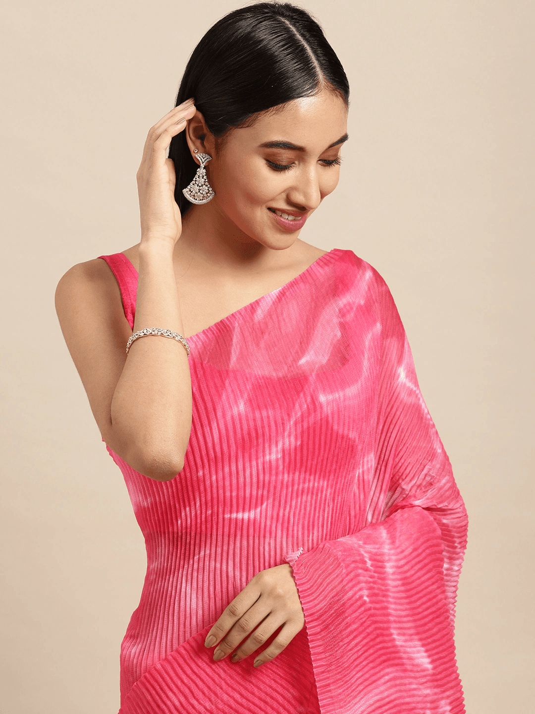 Bollywood Designer Soft Linen Crush Saree